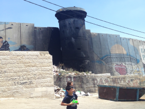 guard tower in Bethlehem