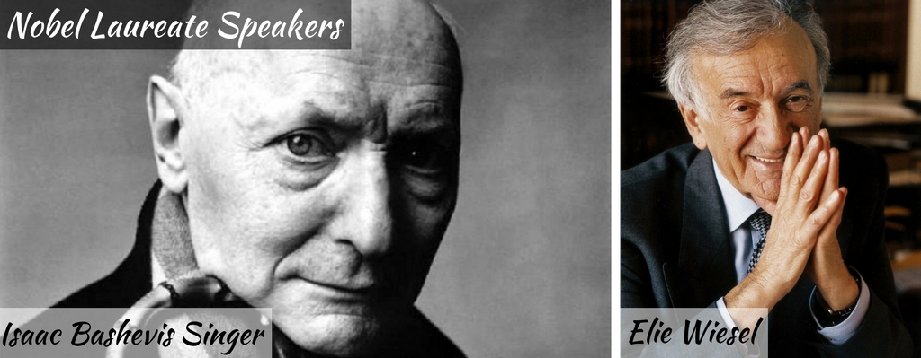 Isaac Bashevis Singer and Elie Wiesel