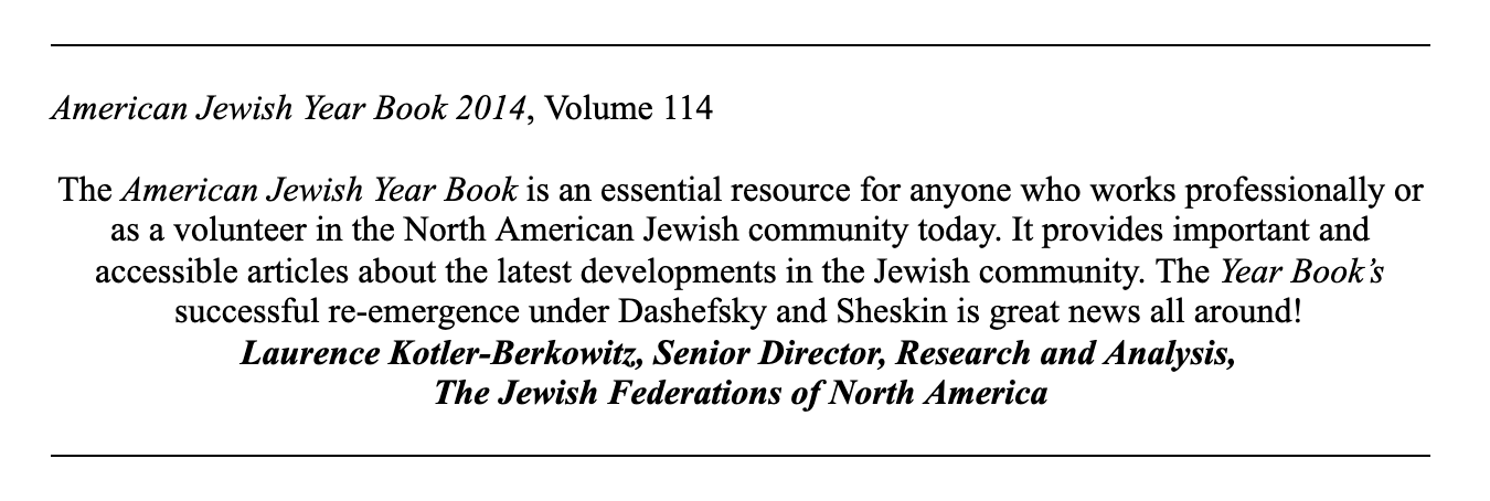 2014 Kotler-Berkowitz